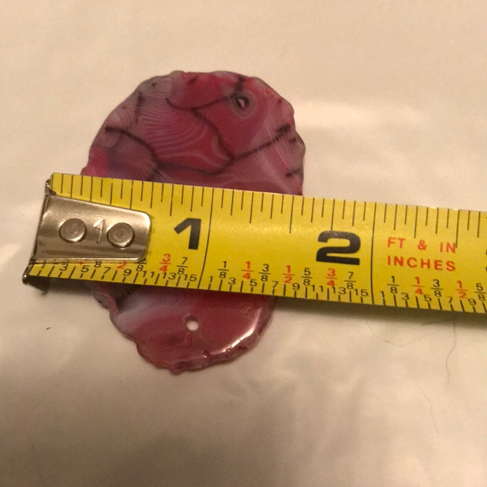 💎Punk&purple Dragon 🐉 vein agate w/ hole😃🎉🛍 - Picture 9 of 9